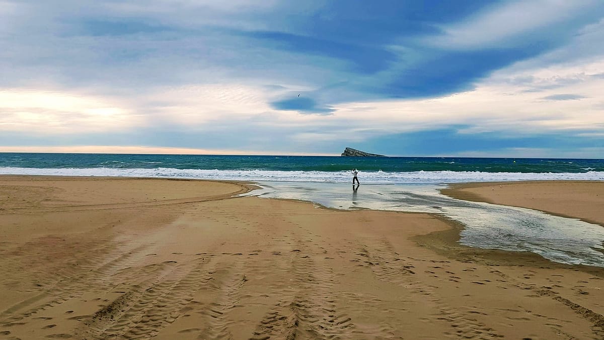 One of the best beaches in Benidorm